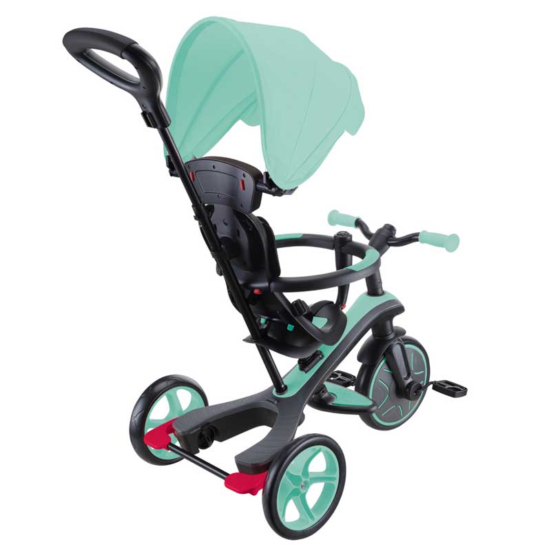 Триколка 4 в 1 GLOBBER EXPLORER TRIKE със сенник - ментово зелена - Image 15