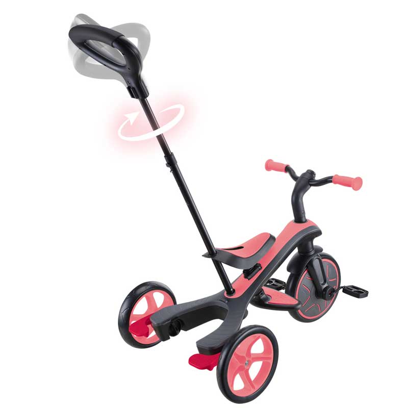 Триколка 4 в 1 GLOBBER EXPLORER TRIKE със сенник - розова - Image 13