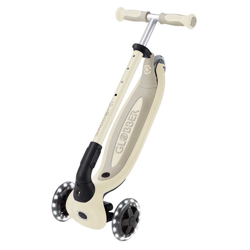 Тротинетка 5 в 1 GLOBBER BABY LEARN 360° FLASH LIGHTS - бежова - Image 7
