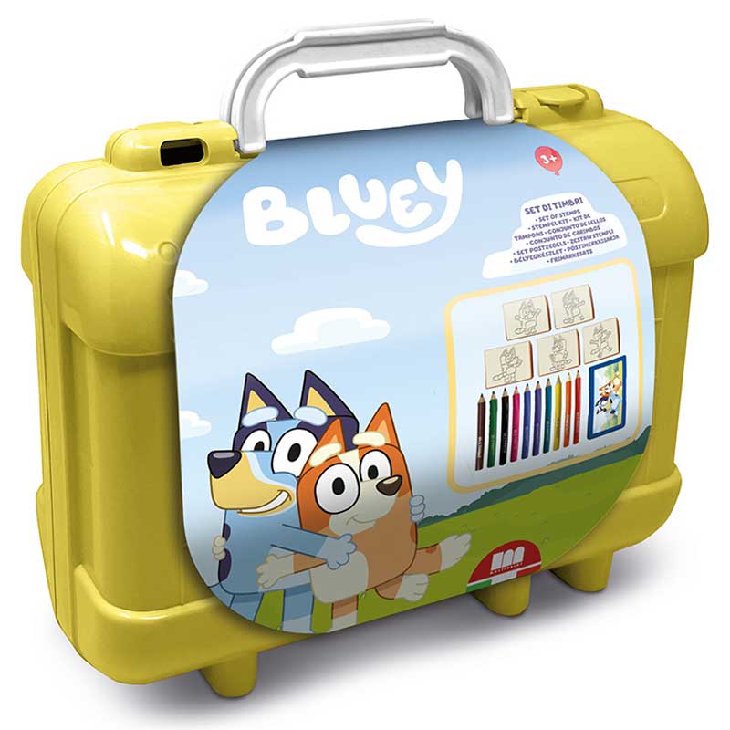 Арт куфарче Bluey с 10 цветни молива